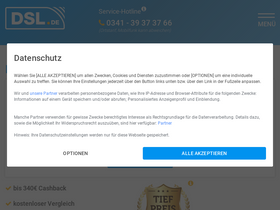 'dsl.de' screenshot