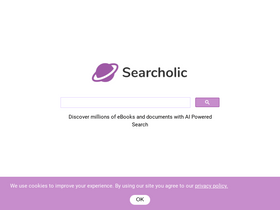 Searcholic - Searcholic-AI驱动的电子书和文档搜索引擎