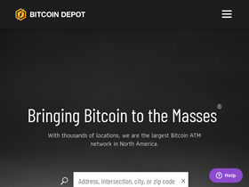 'bitcoindepot.com' screenshot