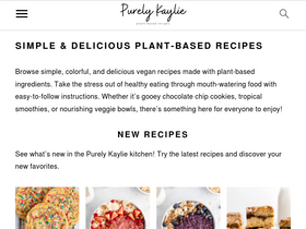 'purelykaylie.com' screenshot