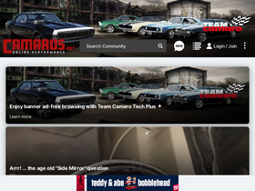 'camaros.net' screenshot