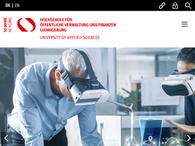 'hs-ludwigsburg.de' screenshot