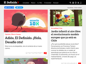 'eldefinido.cl' screenshot
