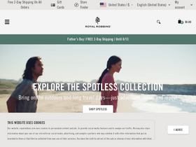 'royalrobbins.com' screenshot