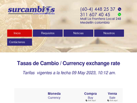 'surcambios.com' screenshot