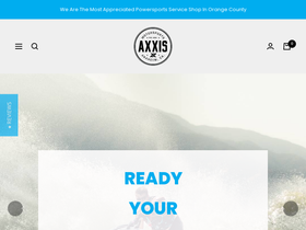 axxismotorsports.com homepage screenshot