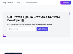 'josipmisko.com' screenshot
