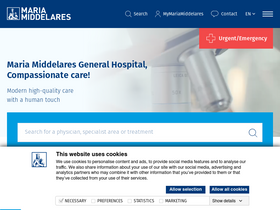 'mariamiddelares.be' screenshot