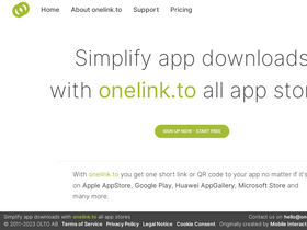 'onelink.to' screenshot