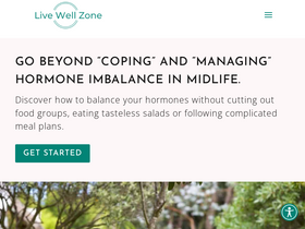 'livewellzone.com' screenshot