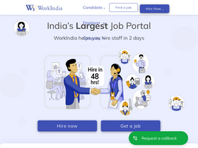 'workindia.in' screenshot