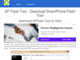 'spflashtool.com' screenshot
