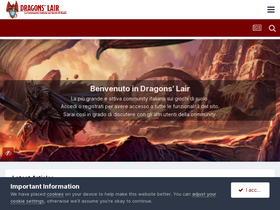 'dragonslair.it' screenshot