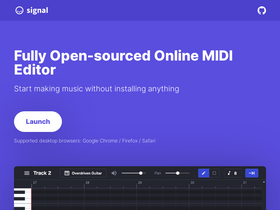 signal - Online MIDI Editor