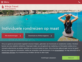 'riksjatravel.nl' screenshot