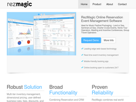 'rezmagic.com' screenshot