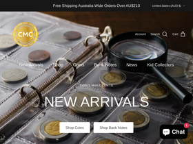 coinsmakecents.com.au homepage screenshot