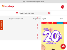 'larebajavirtual.com' screenshot