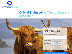 'scottishtours.co.uk' screenshot