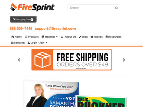 'firesprint.com' screenshot
