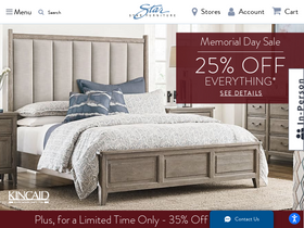 'starfurniture.com' screenshot