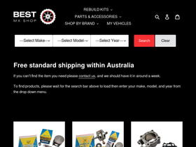 Best MX Shop homepage screenshot