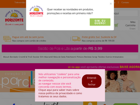 'bazarhorizonte.com.br' screenshot