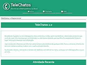 'telechatos.com' screenshot