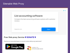 'sitenable.me' screenshot