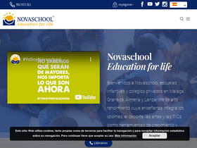 'novaschool.es' screenshot