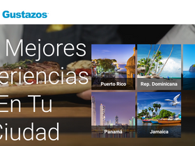 'gustazos.com' screenshot