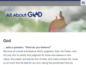 'allaboutgod.com' screenshot