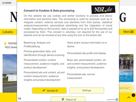'ndz.de' screenshot