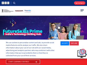 'futureskillsprime.in' screenshot
