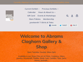 abramsclaghornshop.com homepage screenshot