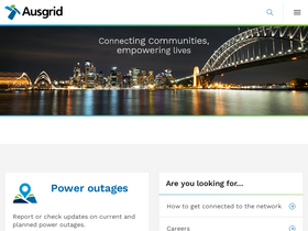 'ausgrid.com.au' screenshot