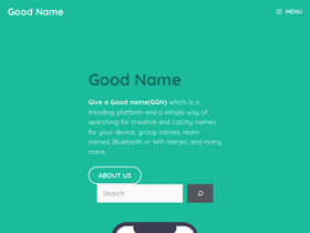 'good-name.org' screenshot