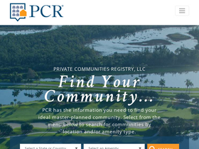 'privatecommunities.com' screenshot