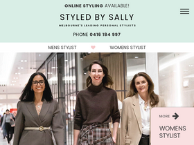 'styledbysally.com.au' screenshot