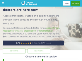 'doctorsondemand.com.au' screenshot