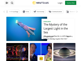 'nautil.us' screenshot