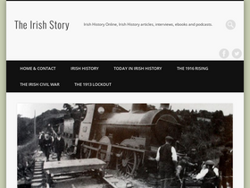 'theirishstory.com' screenshot