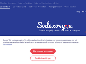 'sodexo4you.be' screenshot