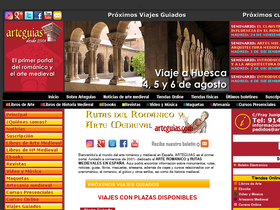 'arteguias.com' screenshot