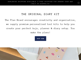 The Plan Brand website screenshot