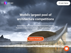 'uni.xyz' screenshot