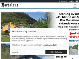'avisa-hordaland.no' screenshot