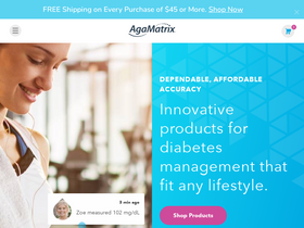 'agamatrix.com' screenshot