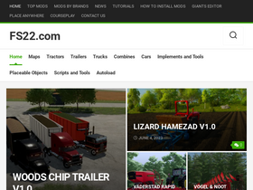 'fs22.com' screenshot