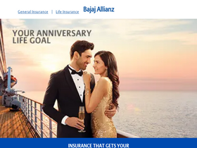 'bajajallianz.com' screenshot